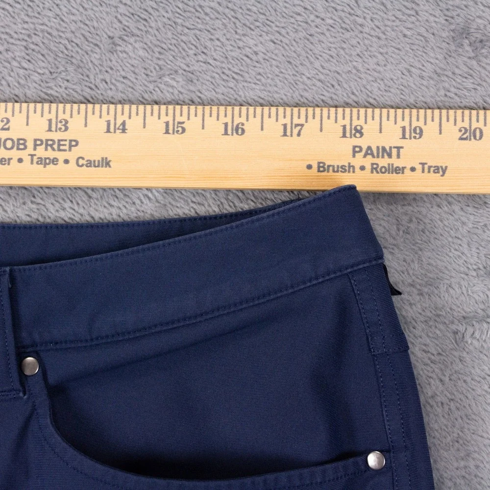 Lot of 2 Lululemon ABC Pants Classic Fit Warpstreme Mens 36 Blue Grey Tech Chino